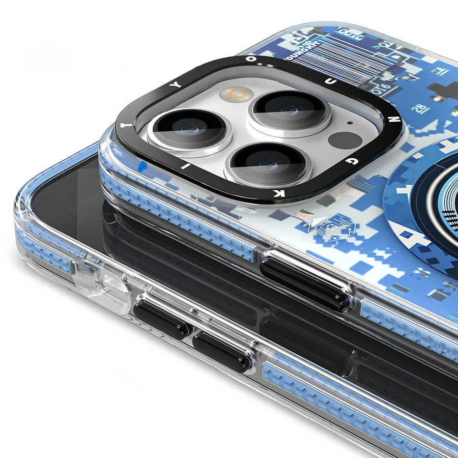 iPhone 14 Pro Max Kılıf M-safe Şarj Özellikli YoungKit Kamuflaj Serisi Kılıf - 2