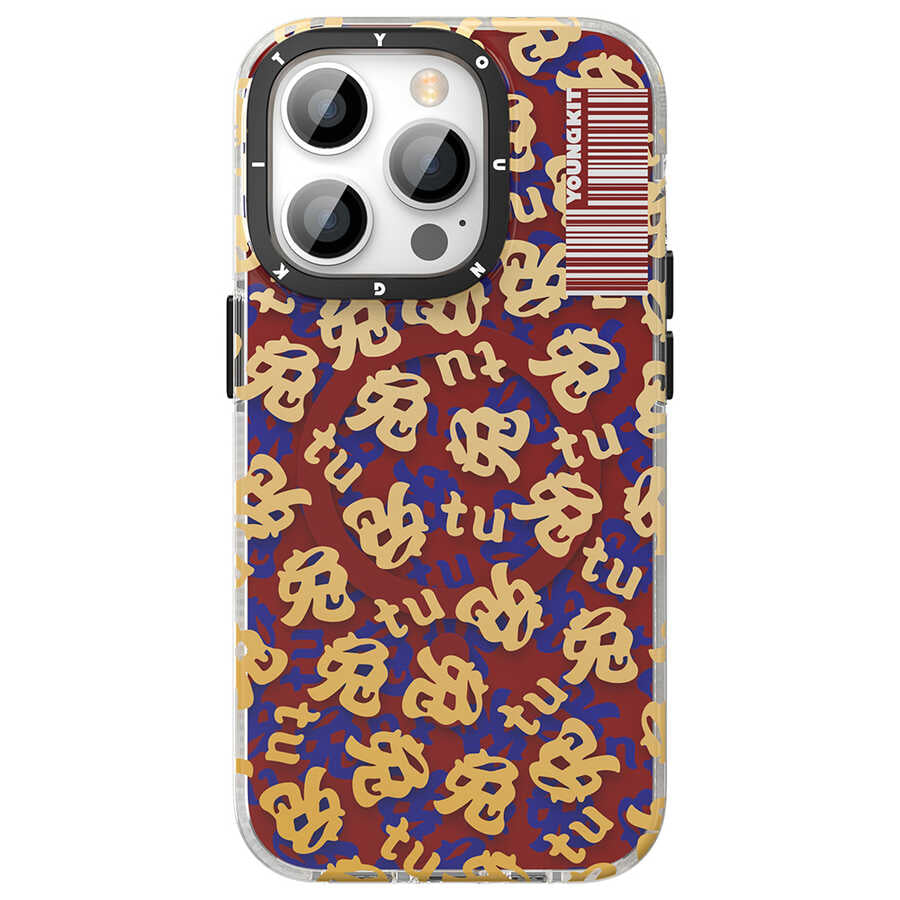 iPhone 14 Pro Max Kılıf M-safe Şarj Özellikli Youngkit Play Rabbit Serisi Kılıf - 2