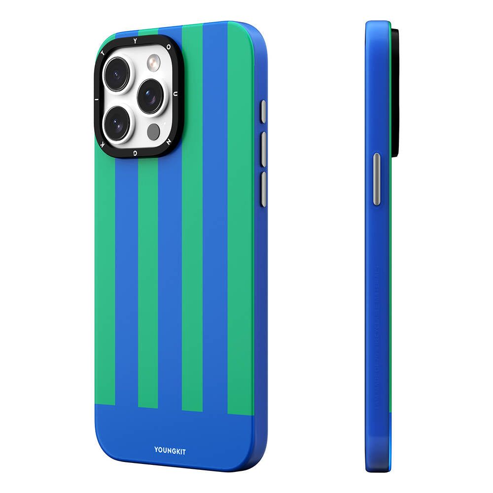 Youngkit Striped Piano Keys Serisi iPhone 14 Pro Max M-safe Şarj Özellikli Kılıf