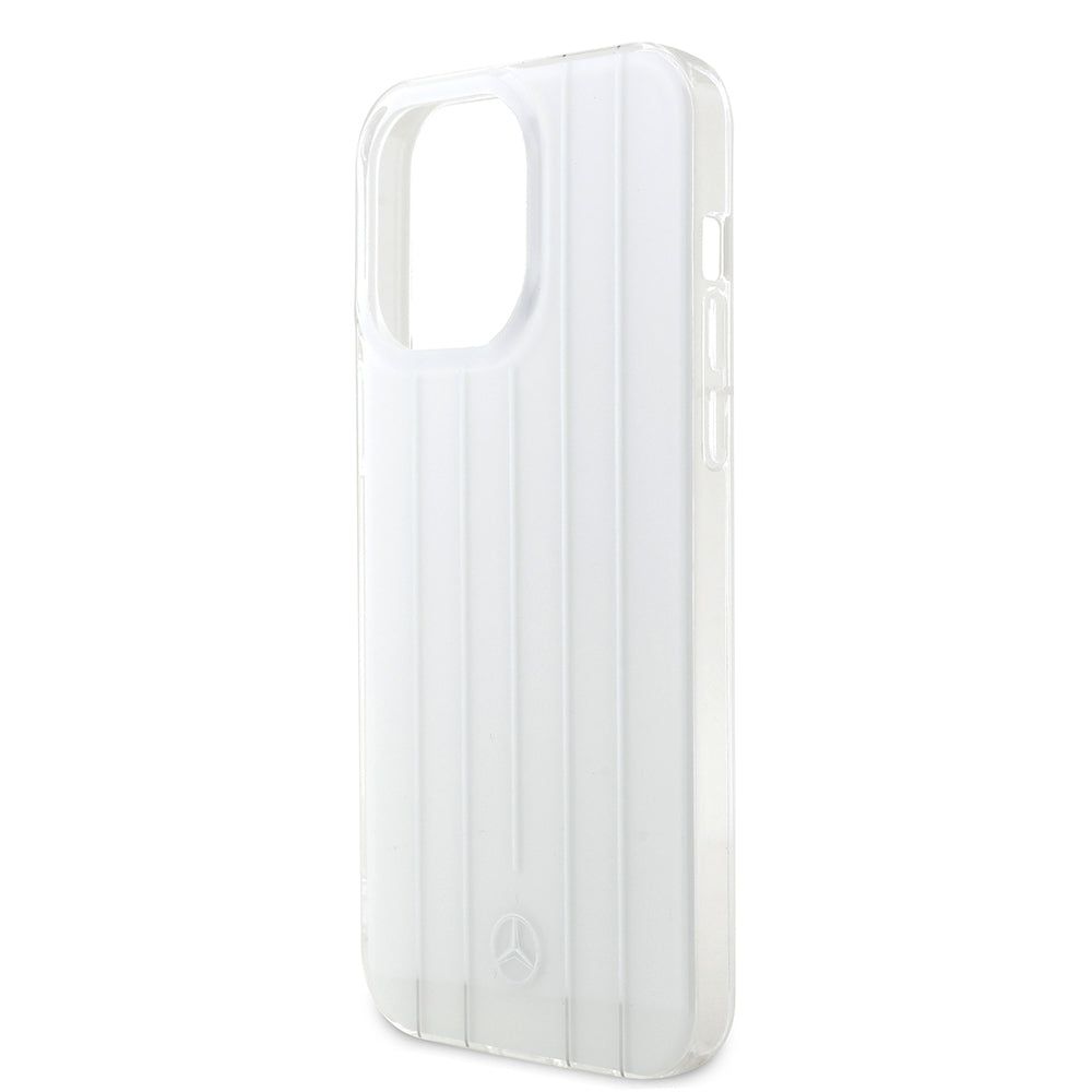 Mercedes Benz iPhone 14 Pro Max Orjinal Lisanslı New Urban 3 Sert PC Paralel Çizgi Desenli Kılıf