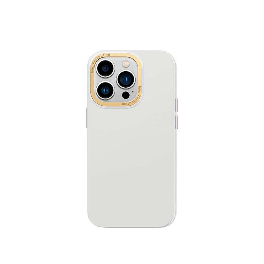 Recci Glaze Serisi iPhone 14 Pro Max Metal Kamera Çerçeveli Kılıf