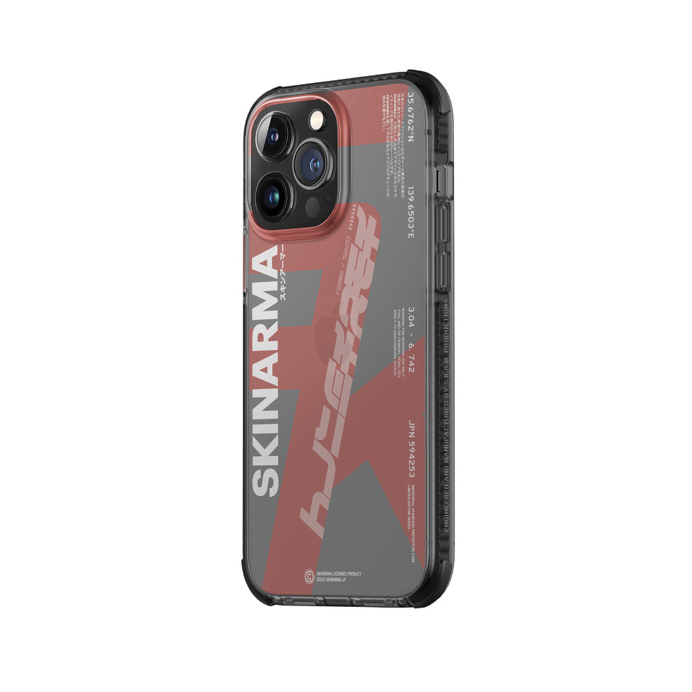 SkinArma iPhone 14 Pro Max Şeffaf Airbag Tasarımlı Raku Telefon Kılıfı