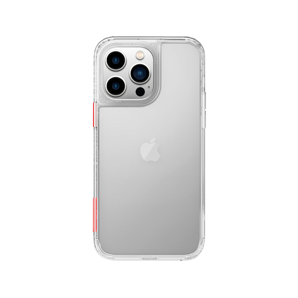 SkinArma iPhone 14 Pro Max Şeffaf Airbag Tasarımlı Saido Telefon Kılıfı