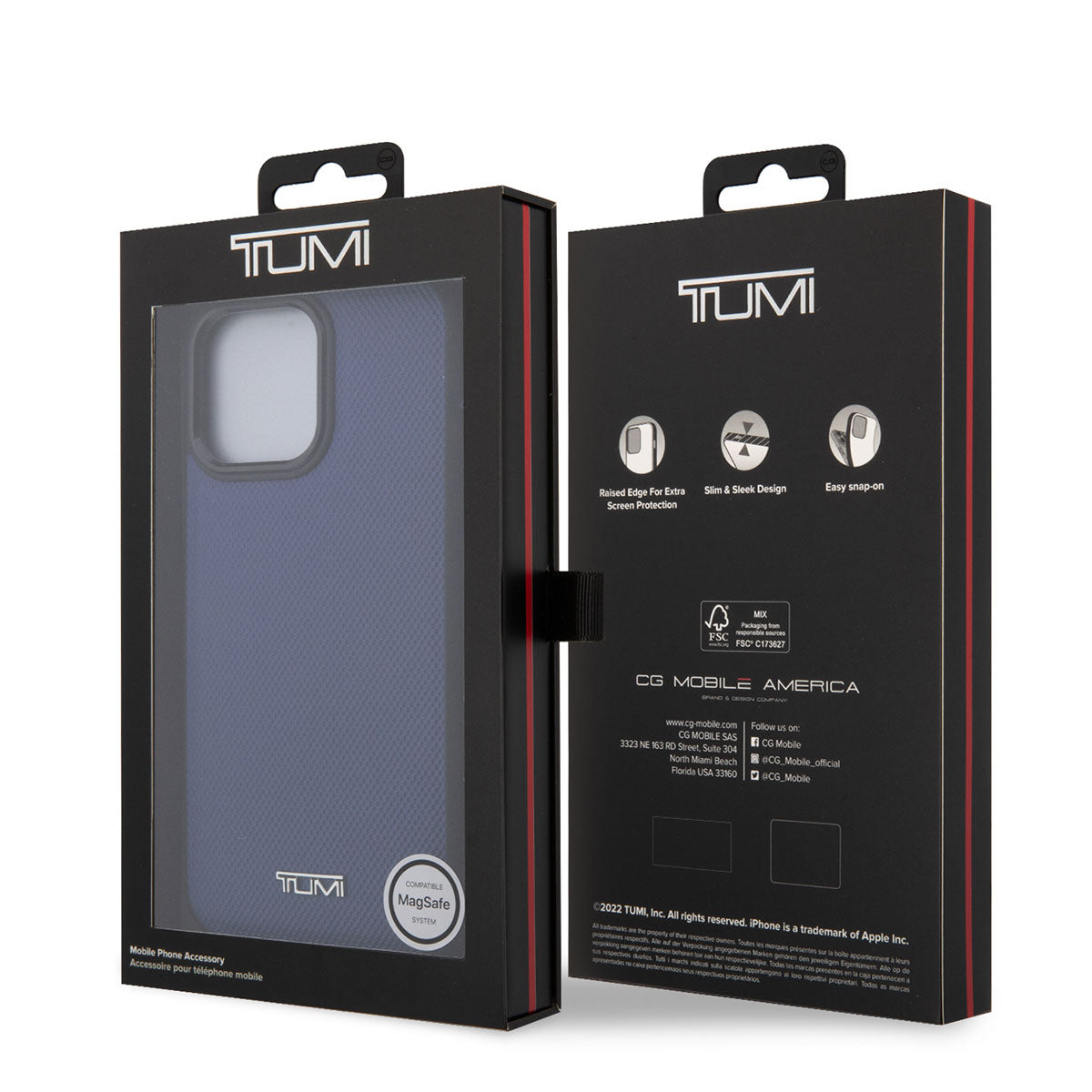 TUMI iPhone 14 Pro Max M-safe Şarj Özellikli Deri Noktalı Dizayn Telefon Kılıfı