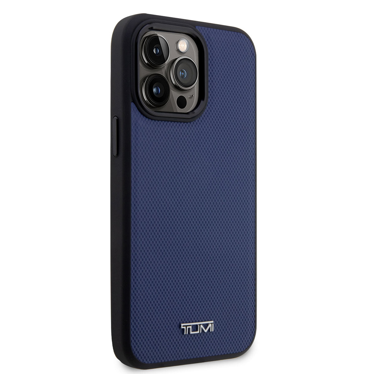 TUMI iPhone 14 Pro Max M-safe Şarj Özellikli Deri Noktalı Dizayn Telefon Kılıfı