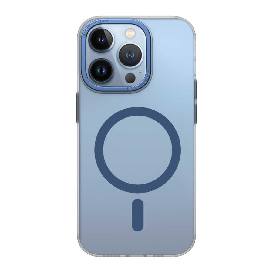 Wiwu Frosted iPhone 14 Pro Max Magnetic Buzlu Sert PC Telefon Kılıfı - 1