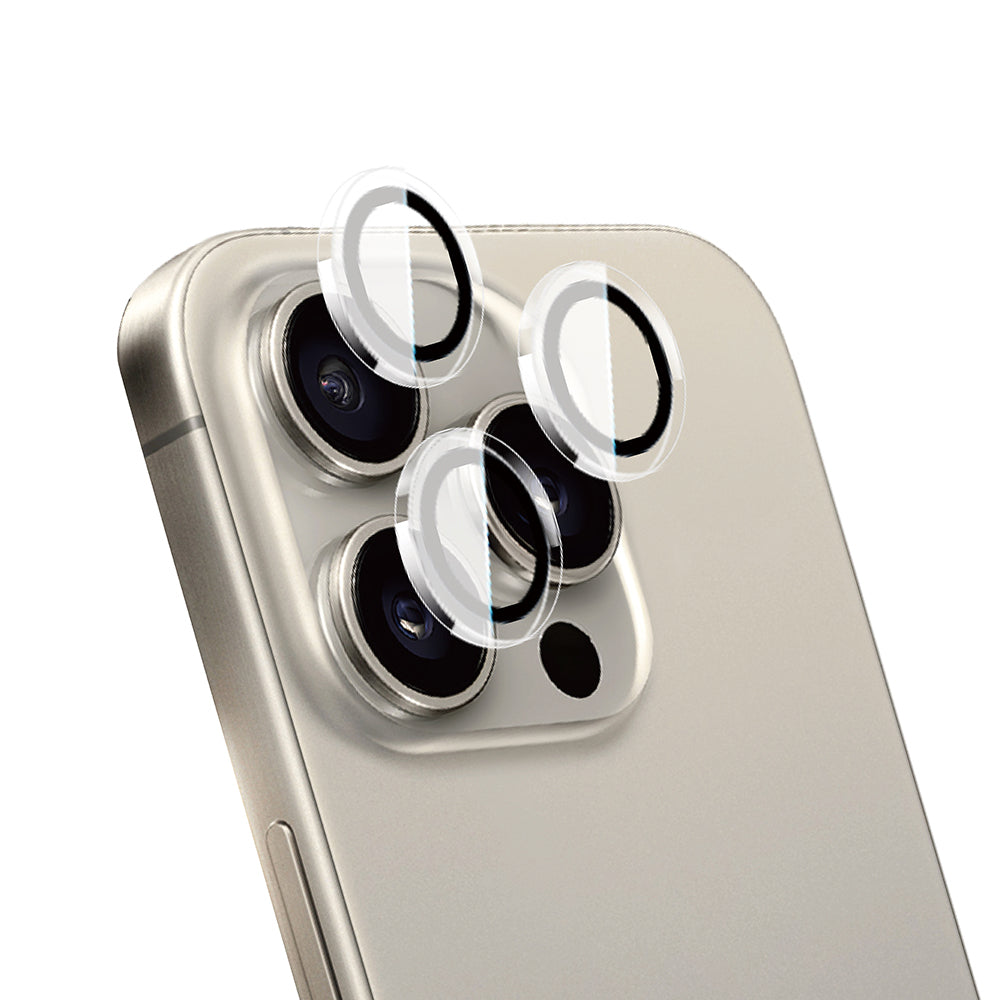 Wiwu LG-007 iPhone 14 Pro Max Lens Guard Oleofobik Anti Reflective Kamera Lens Koruyucu + Kolay Uygulama Aparatlı