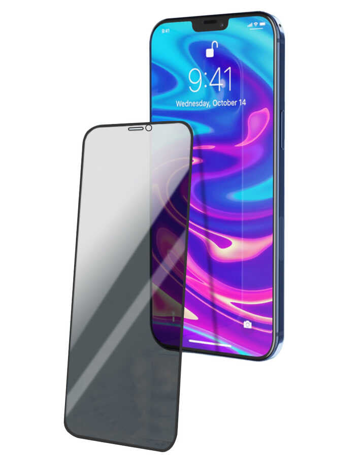 Wiwu iPrivacy iPhone 14 Pro HD Anti-Peep Ekran Koruyucu - 1