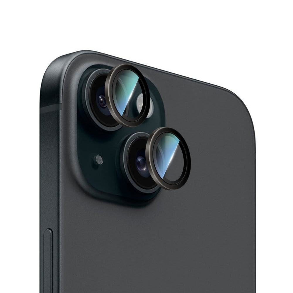 CaseWorld Alloy Serisi iPhone 15 Oleofobik Anti Reflective Kamera Lens Koruyucu
