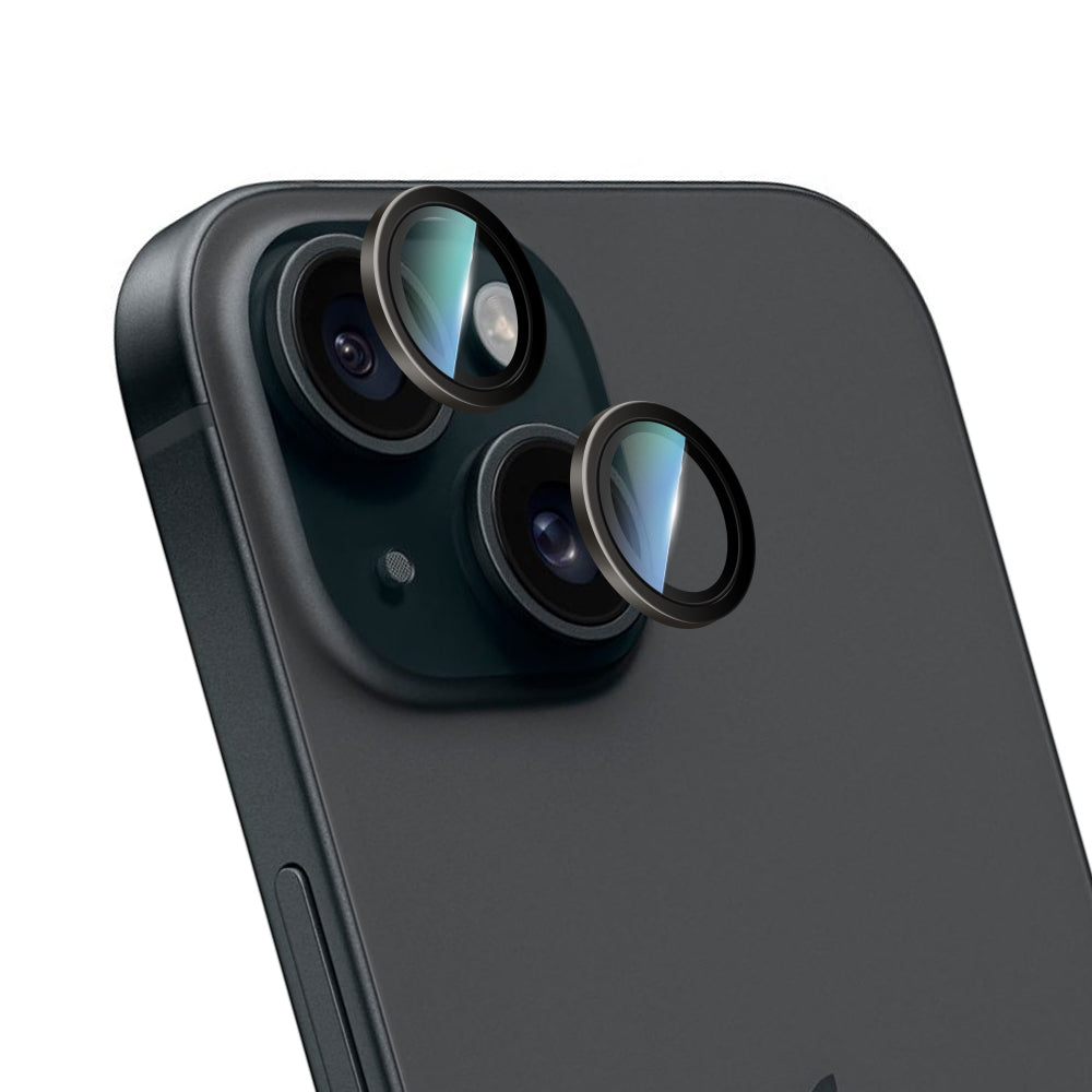 CaseWorld Alloy Serisi iPhone 15 Oleofobik Anti Reflective Kamera Lens Koruyucu