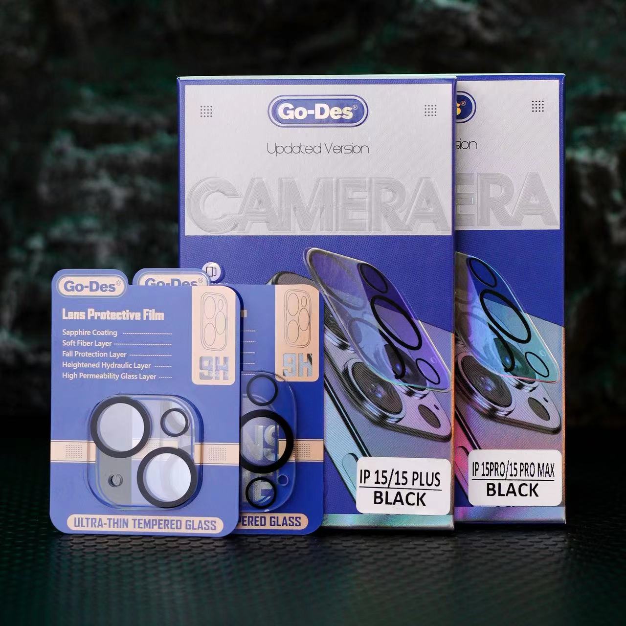 Go Des Lens Shield CL-14 iPhone 15 Kamera Lens Koruyucu