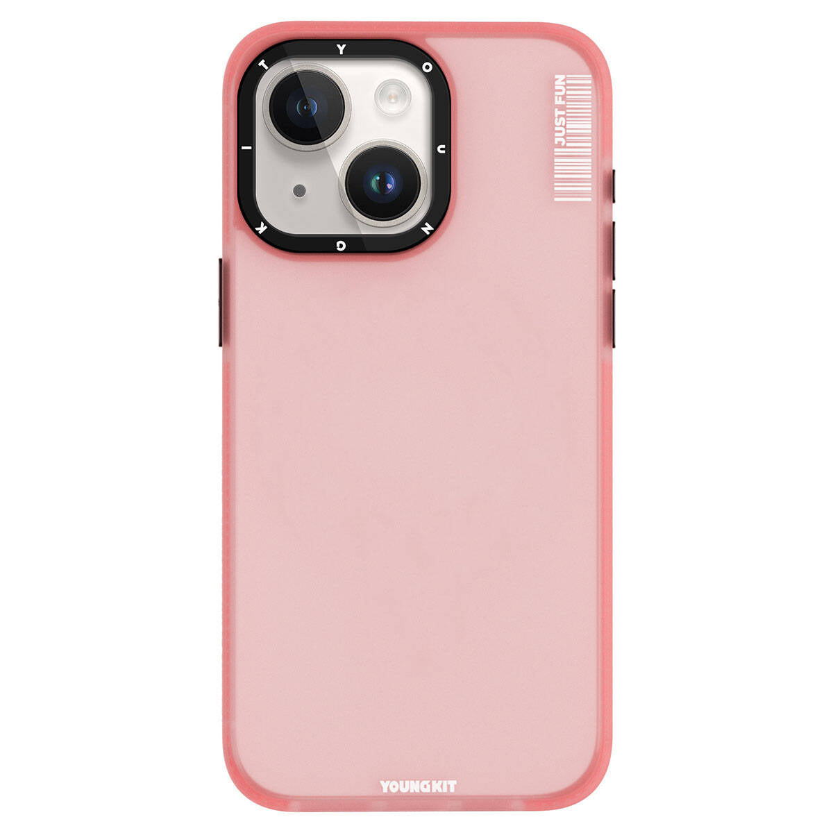 Youngkit Colored Sand Serisi iPhone 15 Buzlu Mat Tasarım Telefon Kılıfı