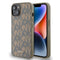 DKNY iPhone 15 Orjinal Lisanslı Magsafe 3D Yazılı Grid Pattern Kılıf
