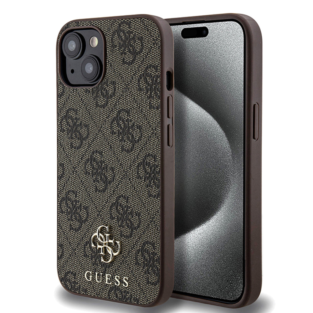 Guess iPhone 15 Orjinal Lisanslı M-safe Şarj Özellikli Small 4G Classic Kılıf