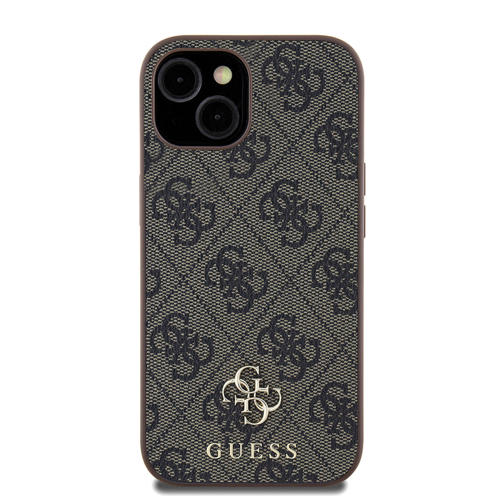 Guess iPhone 15 Orjinal Lisanslı M-safe Şarj Özellikli Small 4G Classic Kılıf