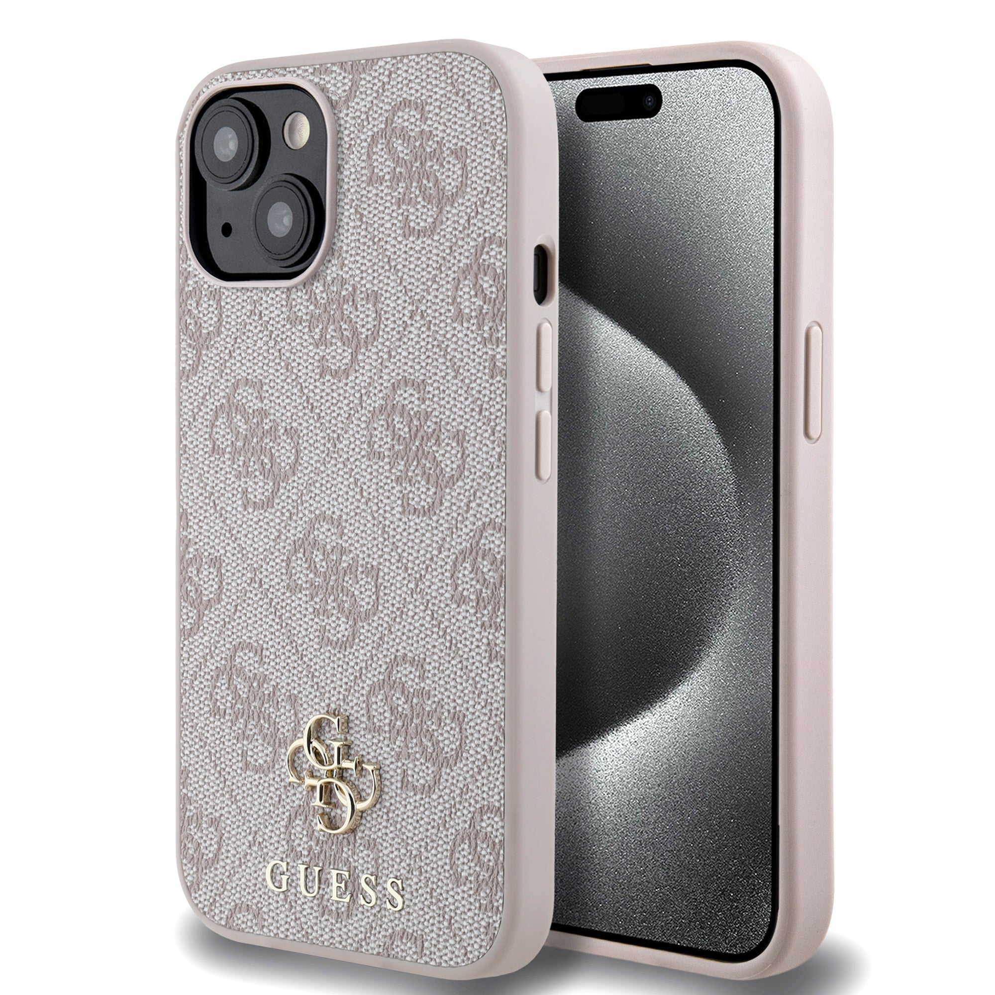 Guess iPhone 15 Orjinal Lisanslı M-safe Şarj Özellikli Small 4G Classic Kılıf
