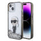 Karl Lagerfeld iPhone 15 İkonik Sıvılı Glitter Orjinal Lisanslı Telefon Kılıfı