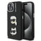 Karl Lagerfeld iPhone 15 Orjinal Lisanslı K&C Heads Pin Telefon Kılıfı