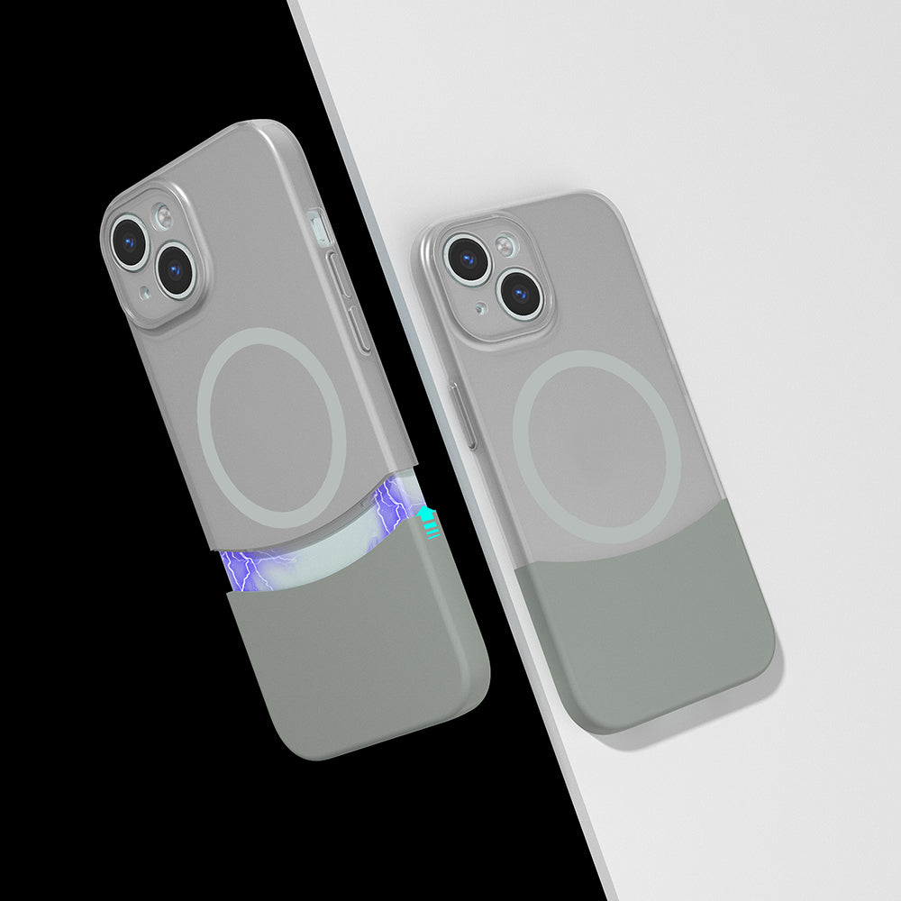 Cepax iPhone 15 M-Safe Şarj Özellikli Mıknatıslı Duble Kılıf
