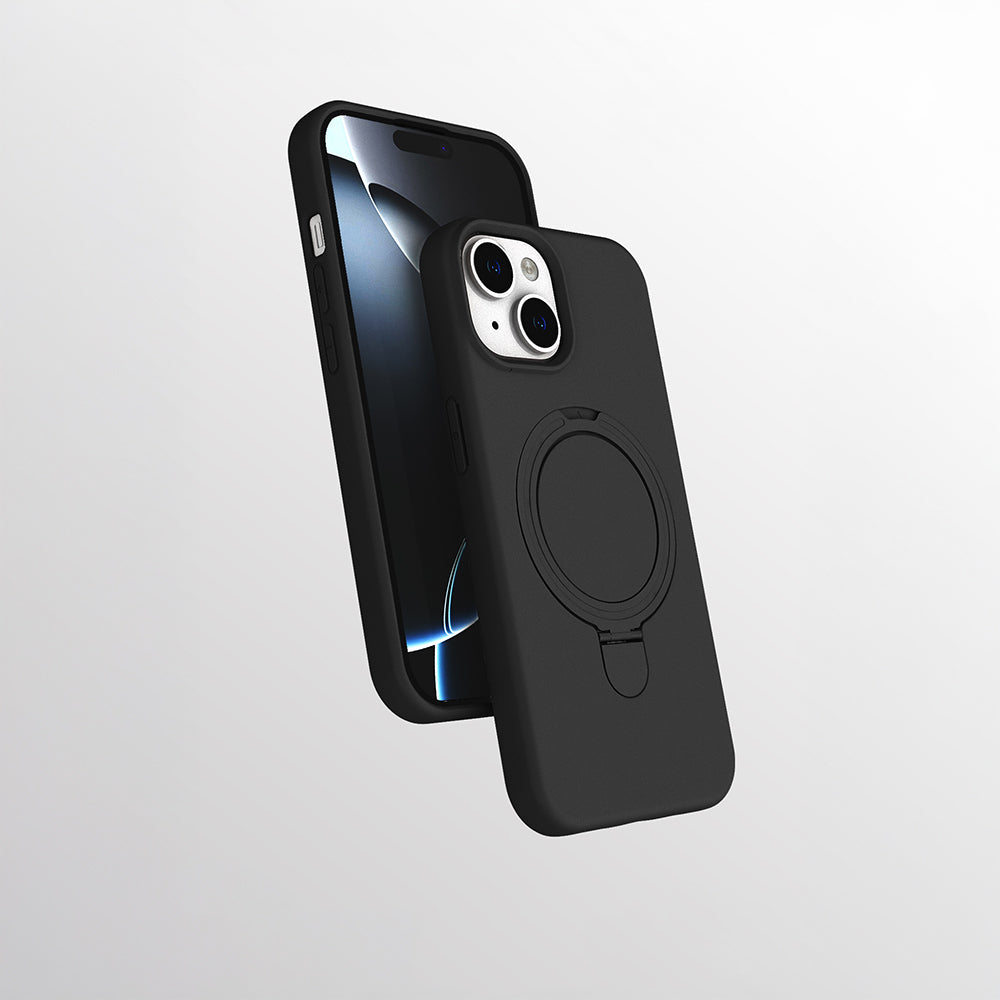 Cepax iPhone 15 M-safe Şarj Özellikli Standlı Samara Kılıf
