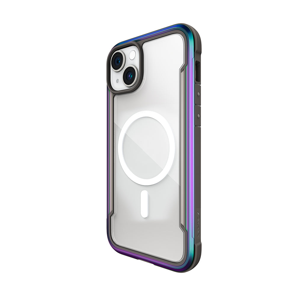 Raptic Shield Serisi iPhone 15 M-safe Şarj Özellikli Airbagli Şeffaf Arka Yüzey Kılıf