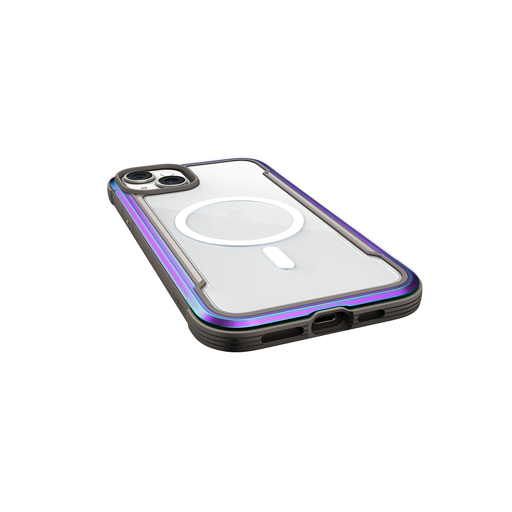Raptic Shield Serisi iPhone 15 M-safe Şarj Özellikli Airbagli Şeffaf Arka Yüzey Kılıf