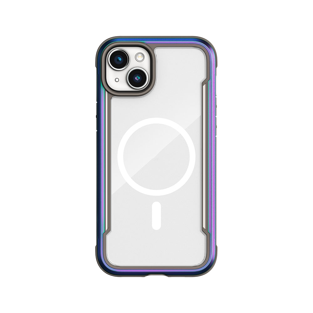 Raptic Shield Serisi iPhone 15 M-safe Şarj Özellikli Airbagli Şeffaf Arka Yüzey Kılıf