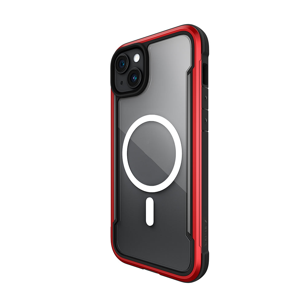 Raptic Shield Serisi iPhone 15 M-safe Şarj Özellikli Airbagli Şeffaf Arka Yüzey Kılıf