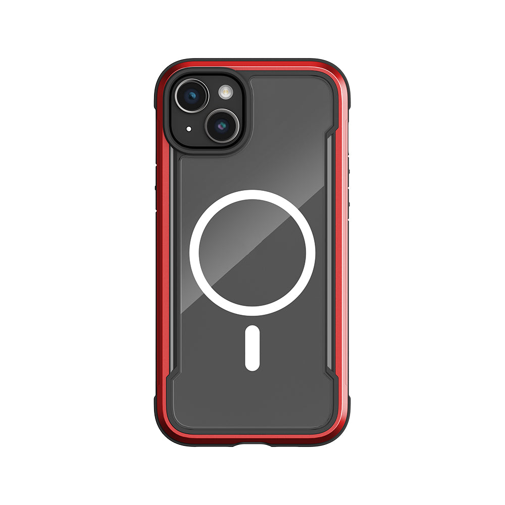 Raptic Shield Serisi iPhone 15 M-safe Şarj Özellikli Airbagli Şeffaf Arka Yüzey Kılıf