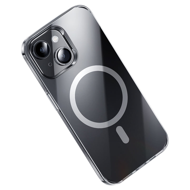 iPhone 15 Kılıf M-safe Şarj Özellikli Benks Crystal Serisi Şeffaf Telefon Kılıfı