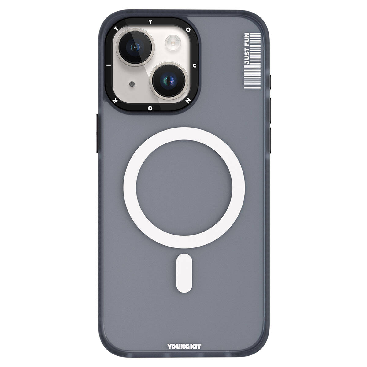 Youngkit Colored Sand Serisi iPhone 15 Magsafe Şarj Özellikli Telefon Kılıfı