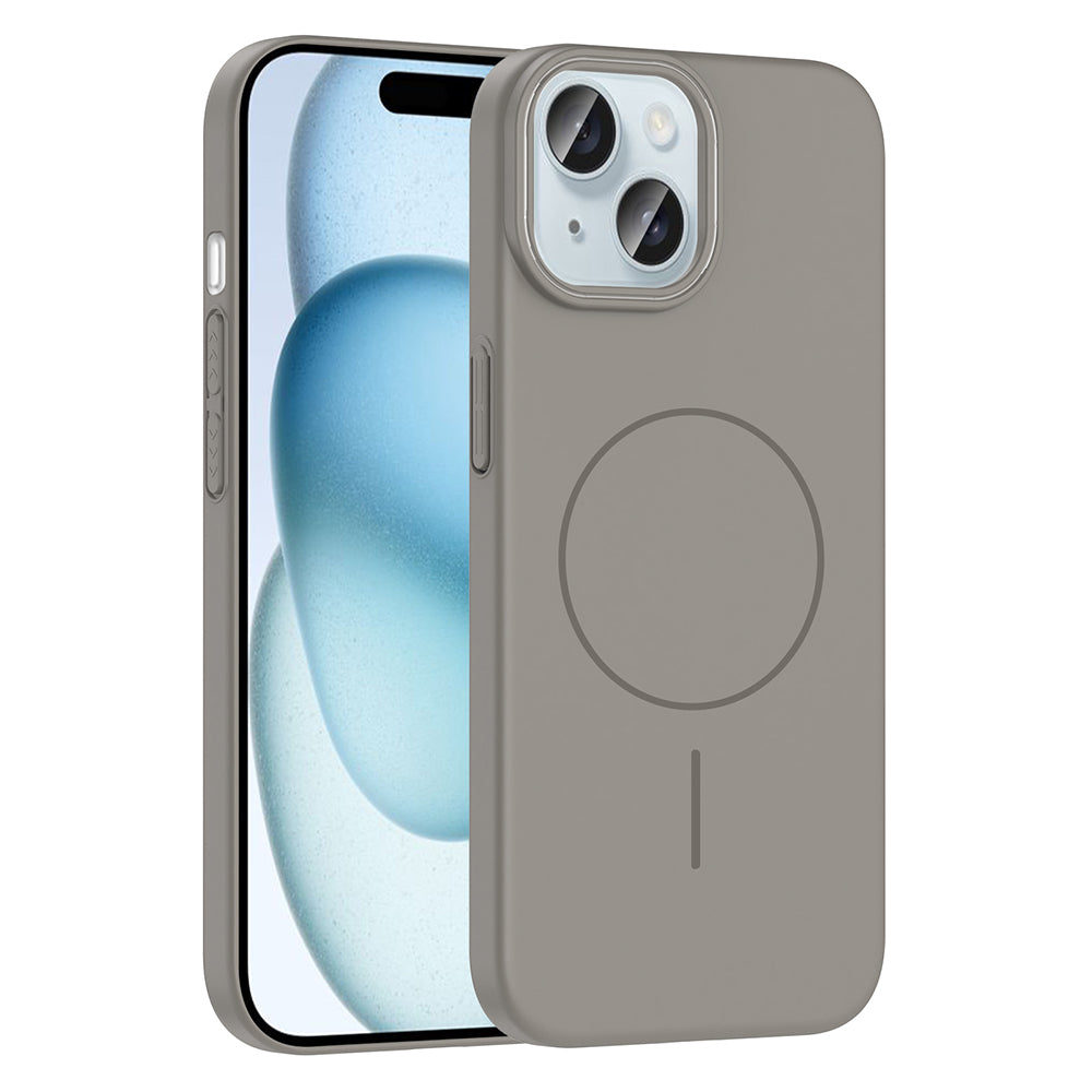 Cepax iPhone 15 M-safe Şarj Özellikli Ruby Sert Kılıf