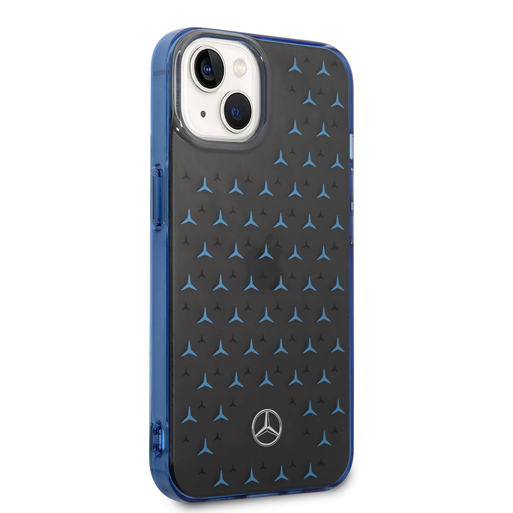 Mercedes Benz iPhone 15 Çift Katmanlı Yıldız Desenli Dizayn Telefon Kılıfı