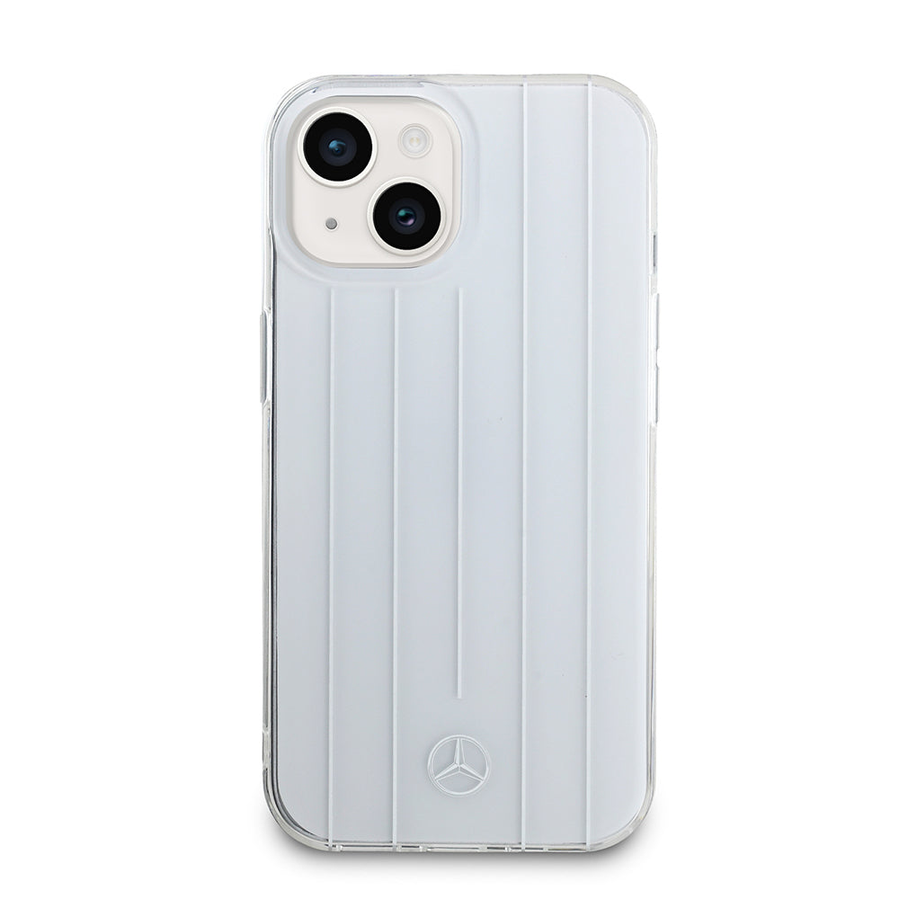 Mercedes Benz iPhone 15 Orjinal Lisanslı New Urban 3 IML Baskılı Paralel Çizgi Desenli Kılıf