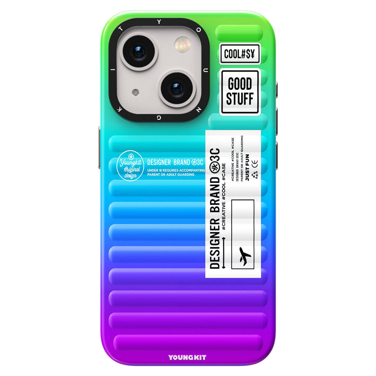 YoungKit The Secret Color Serisi iPhone 15 Telefon Kılıfı