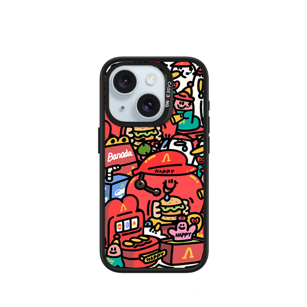 Casebang Ahhey Serisi iPhone 15 M-safe Şarj Özellikli Arka Panel