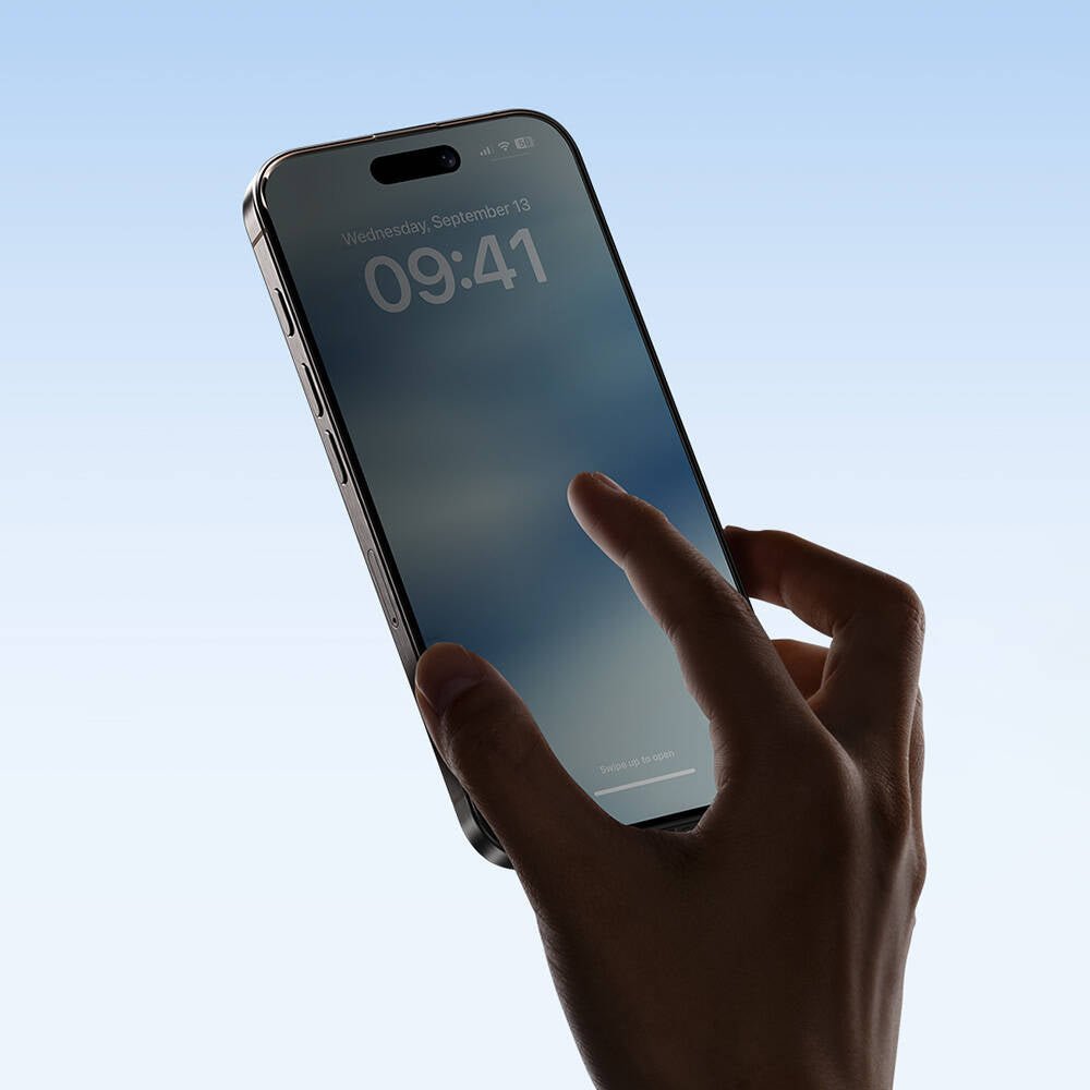 iPhone 15 Plus Benks Ultra Shield 0.4mm Privacy Ekran Koruyucu + Kolay Uygulama Aparatlı