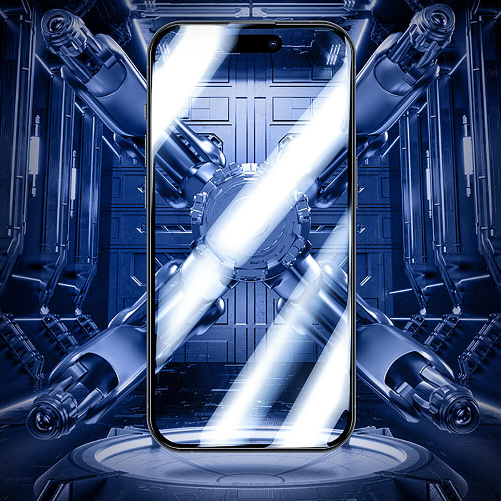 Benks V Pro Safir Shield iPhone 15 Plus Ekran Koruyucu + Kolay Uygulama Aparatlı