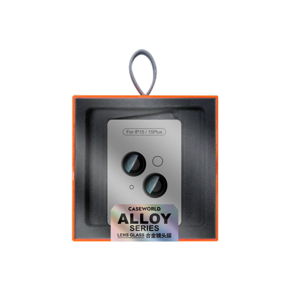 CaseWorld Alloy Serisi iPhone 15 Plus Oleofobik Anti Reflective Kamera Lens Koruyucu