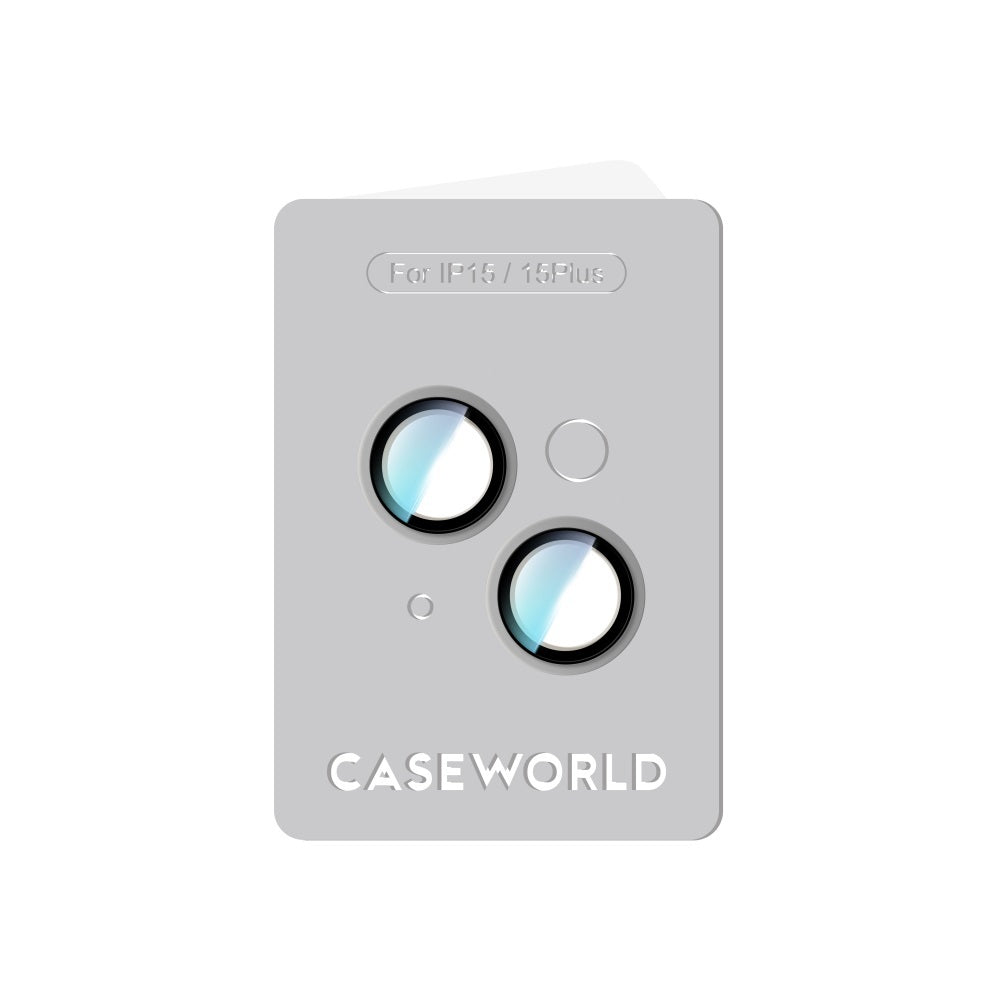 CaseWorld Alloy Serisi iPhone 15 Plus Oleofobik Anti Reflective Kamera Lens Koruyucu