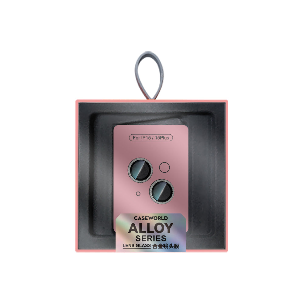 CaseWorld Alloy Sparkling Diamond Serisi iPhone 15 Plus Taşlı Lens Koruyucu