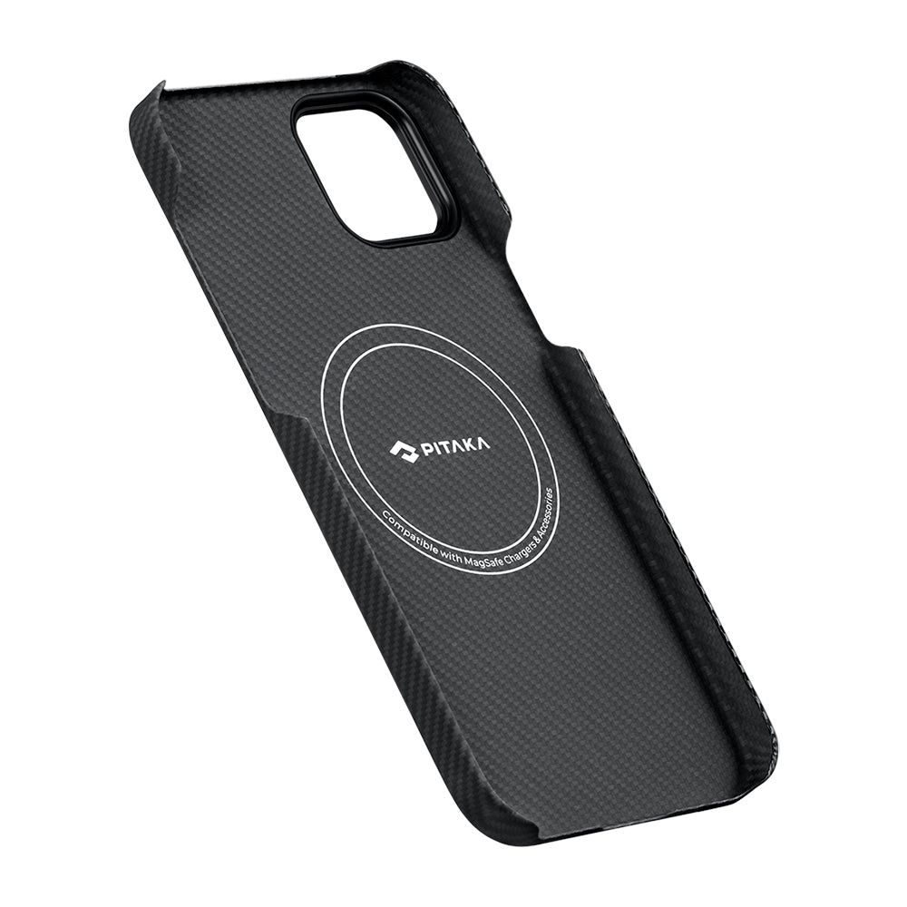 Pitaka Tactile Woven Orchestra Serisi iPhone 15 Plus M-safe Şarj Özellikli 600D Aramid Fiber Rhapsody Kılıf