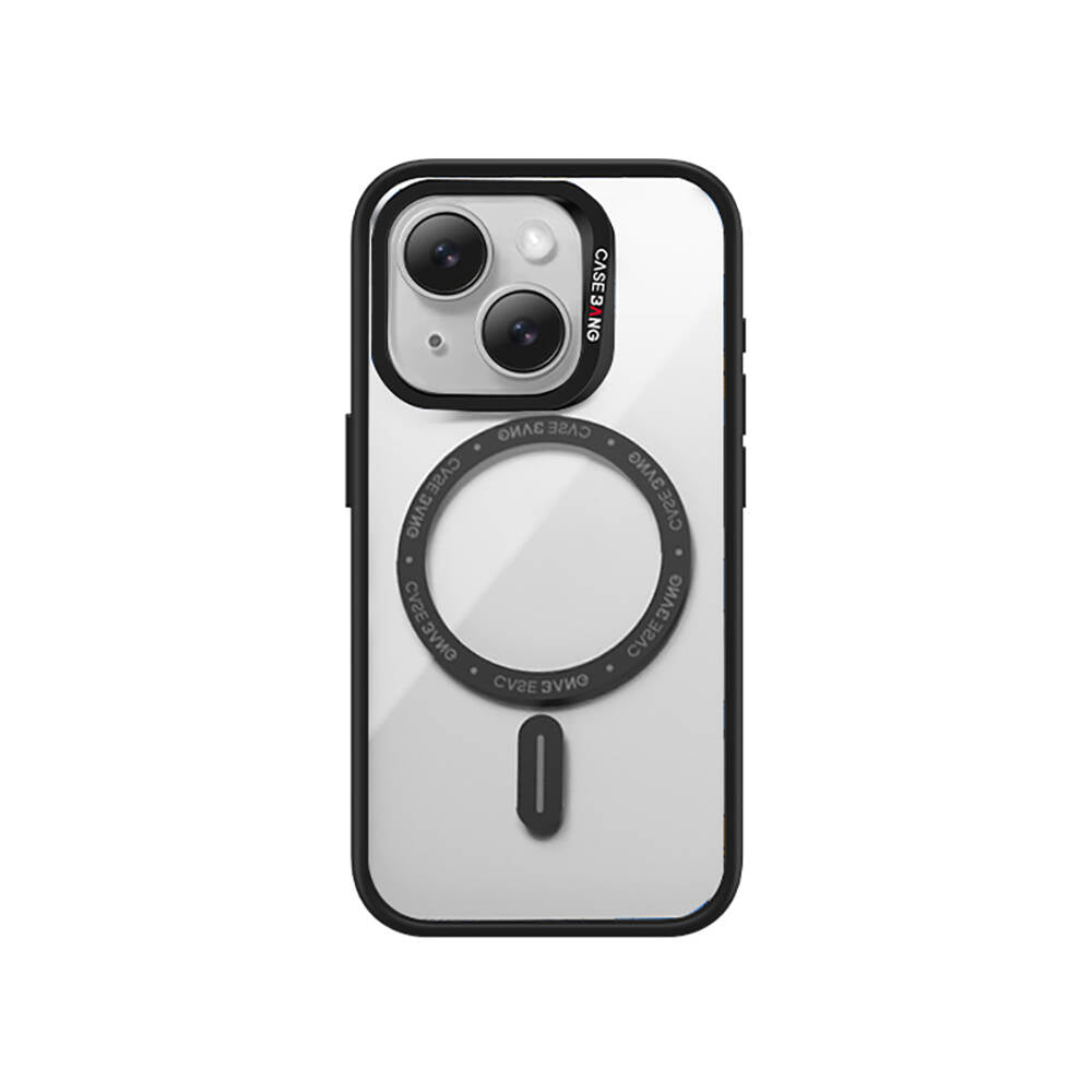 iPhone 15 Plus Kılıf M-safe Şarj Özellikli Casebang Body Frame Telefon Kılıfı