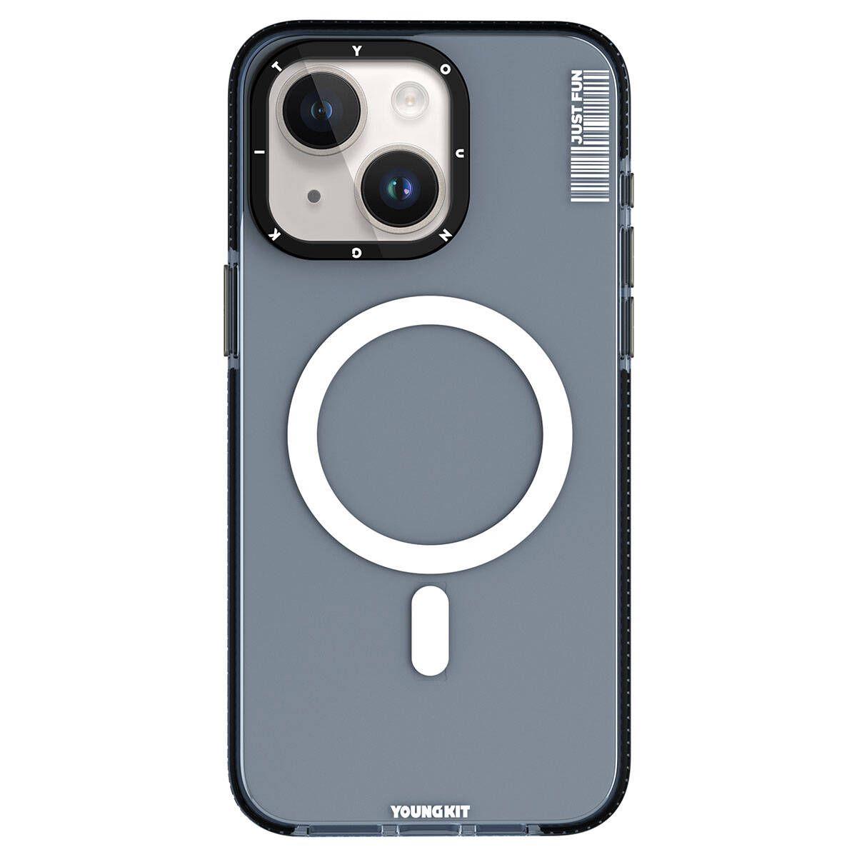 YoungKit Crystal Color Serisi iPhone 15 Plus Magsafe Şarj Özellikli Telefon Kılıfı