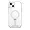 Wiwu FYY-014 iPhone 15 Plus M-safe Şarj Özellikli Alüminyum Alaşım Metal Standlı Şeffaf Kılıf
