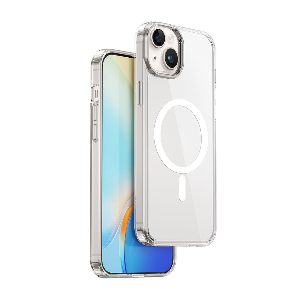 Wiwu MCC-101 iPhone 15 Plus Magnetic Crystal Sert PC Telefon Kılıfı