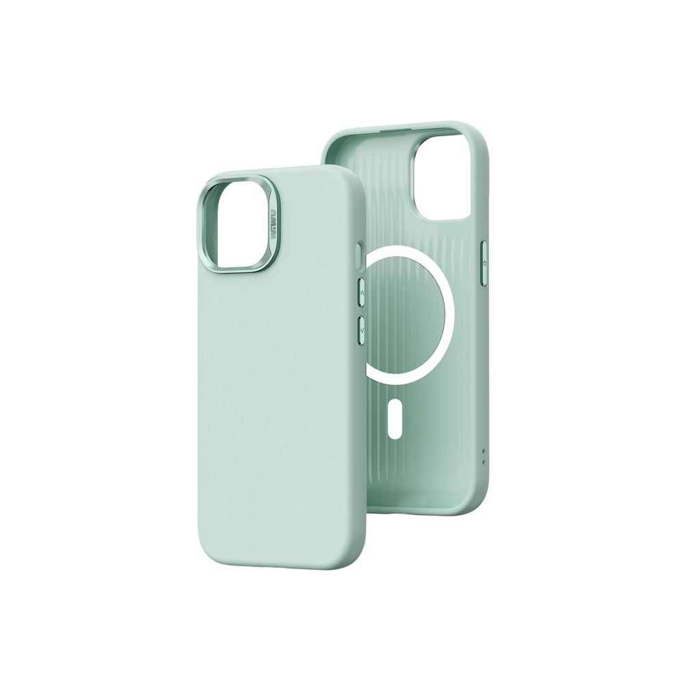 Wiwu SP-019 iPhone 15 Plus Magsafe Vegan Leather Deri Kılıf