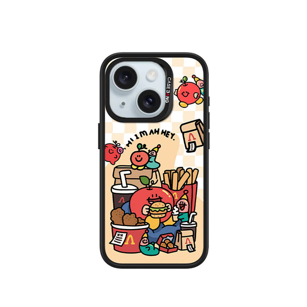 Casebang Ahhey Serisi iPhone 15 Plus M-safe Şarj Özellikli Arka Panel