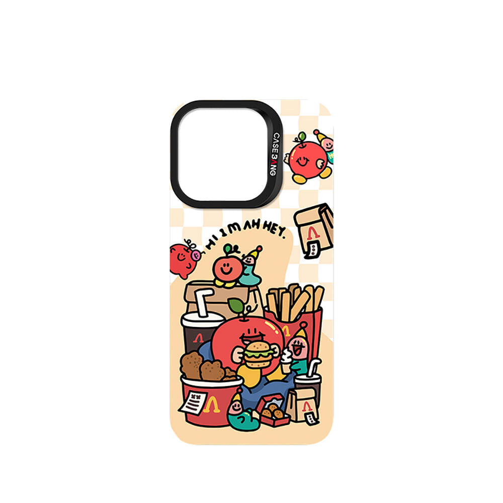 Casebang Ahhey Serisi iPhone 15 Plus M-safe Şarj Özellikli Arka Panel