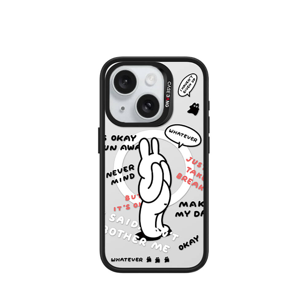 Casebang Chill Out Serisi iPhone 15 Plus M-safe Şarj Özellikli Mıknatıslı Arka Panel